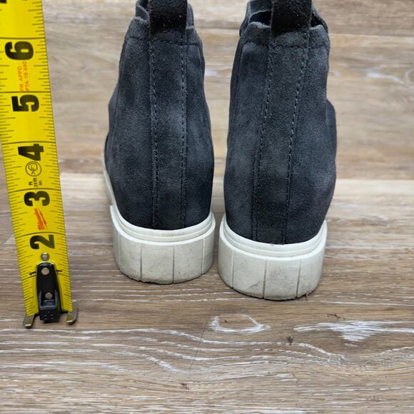 Dolce Vita Zabie Gray Suede Chelsea Sneaker Men's Size 10 - Picture 3 of 7